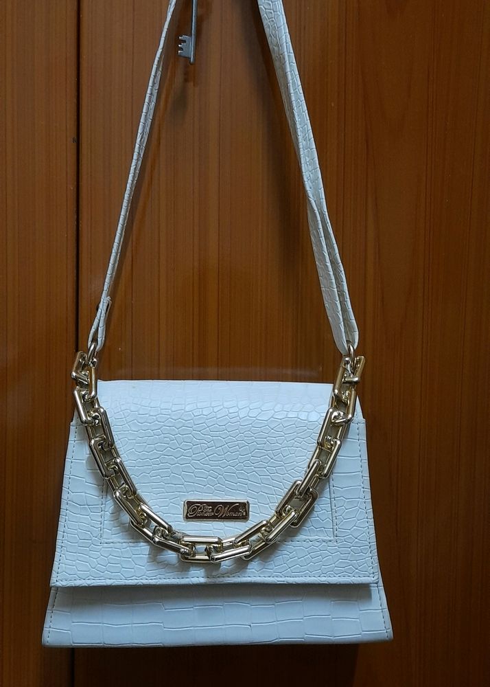 White Sling Bag