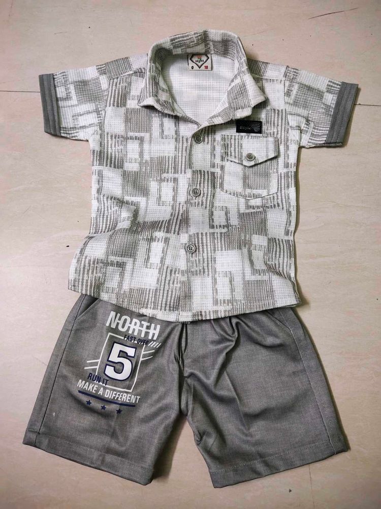 Boys Shirt &amp; Shorts Set