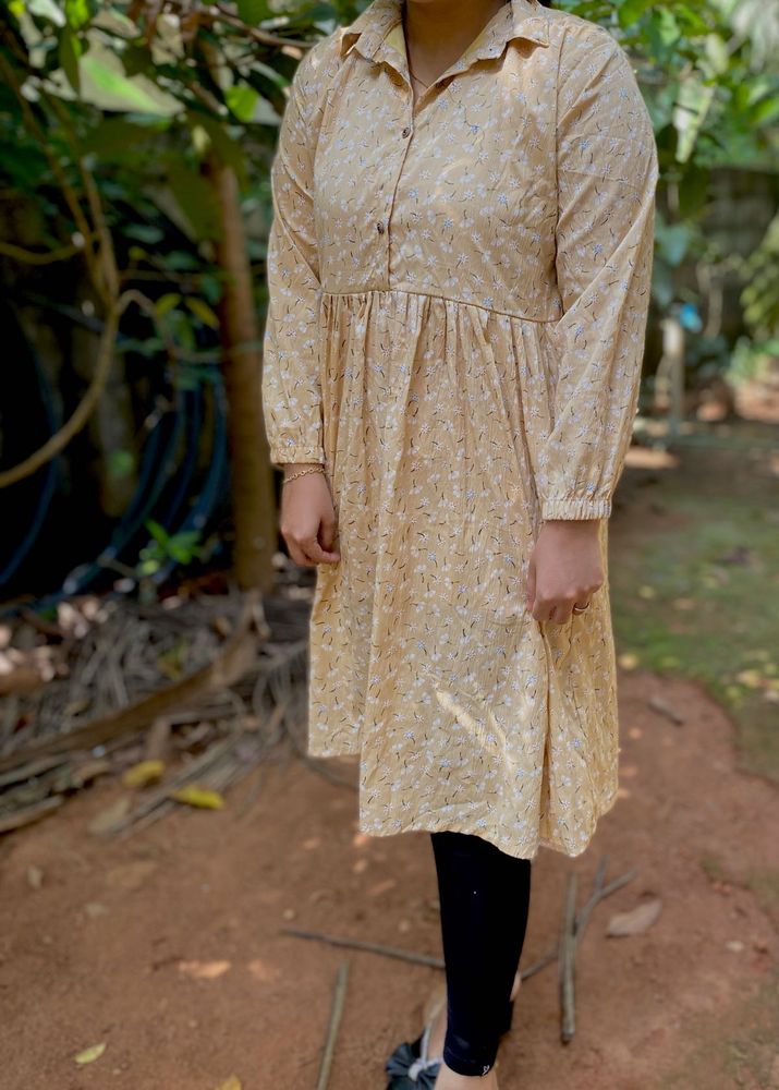 Floral Print Shirt Dress