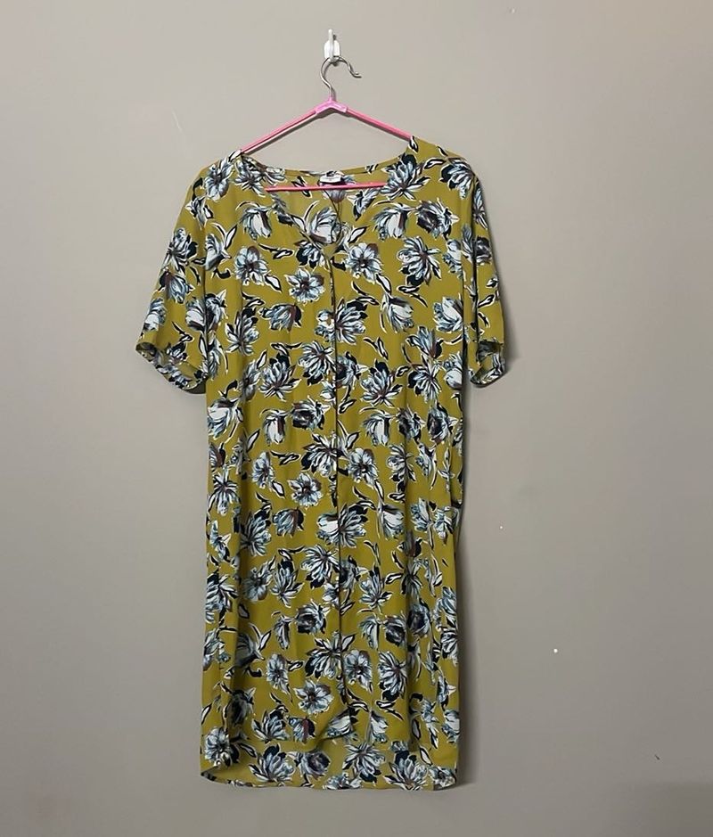 Floral Print Short Sleeve Dress
