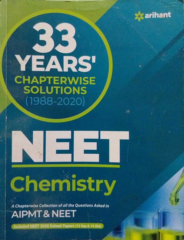 Arihant 33 Yrs Chapterwise Solution Neet Chemistry