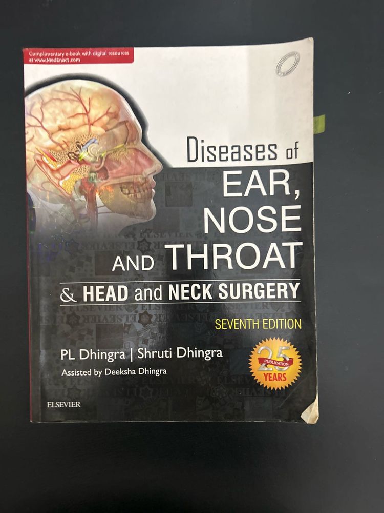 EAR, NOSE, THROAT TEXTBOOK