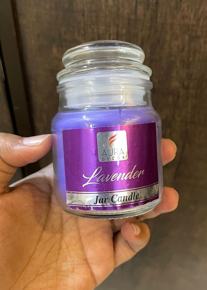 Aura Decor Lavender Jar Candle