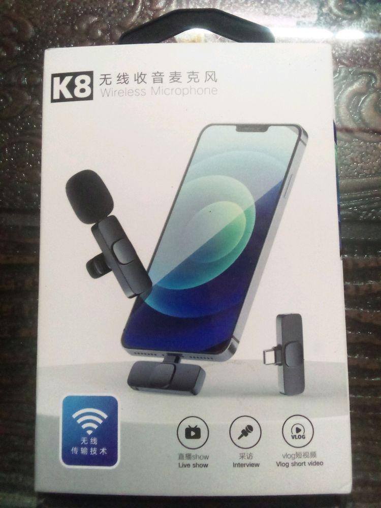 NEW ONLY ONE TIME USED SMARS K-8 WIRELESS MIC