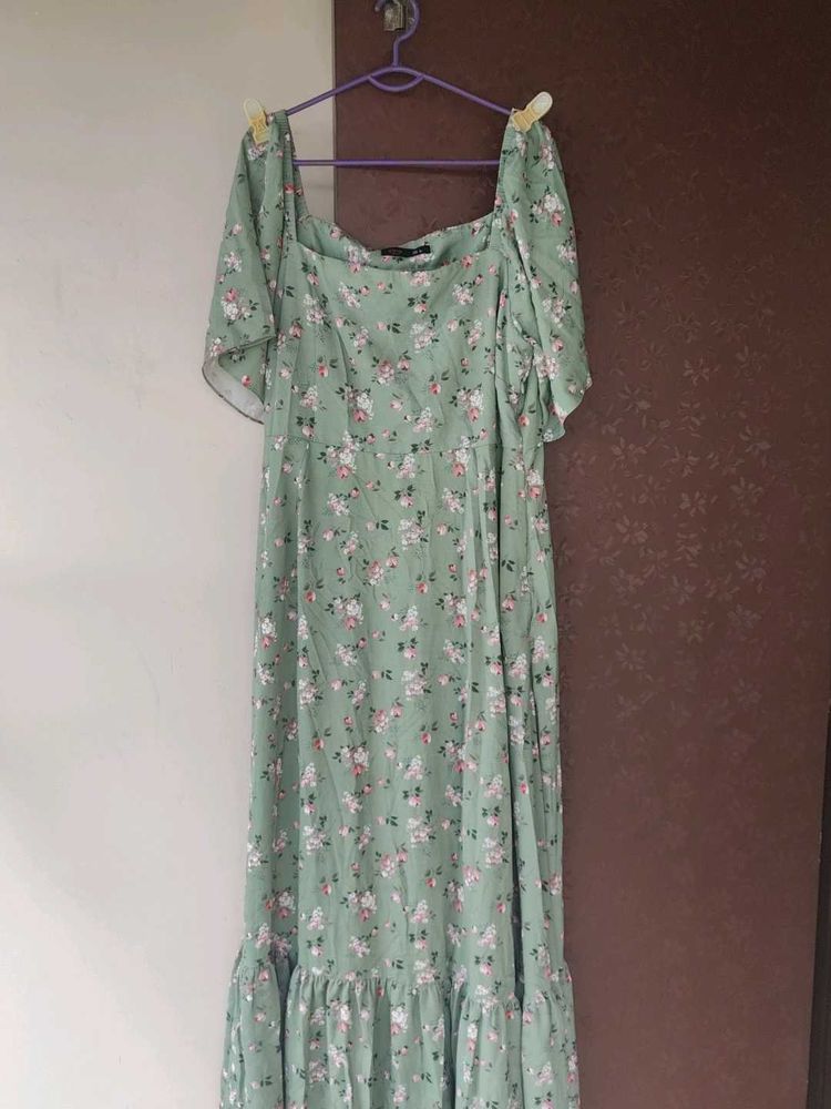 Floral Print Maxi Dress