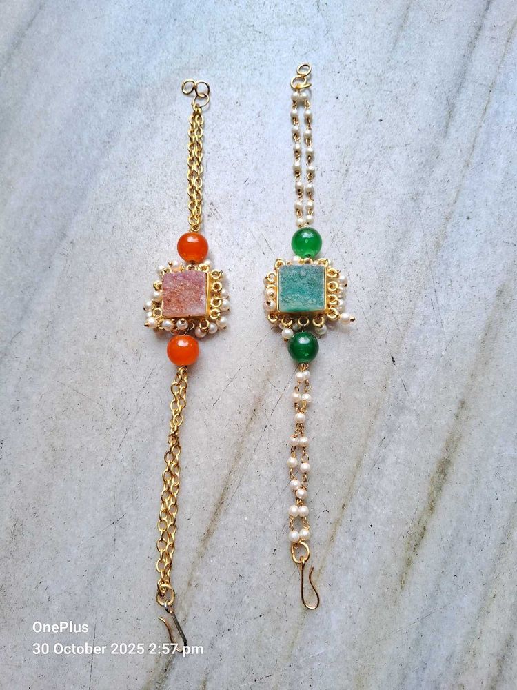 Gemstone bracelet (Set of 2)