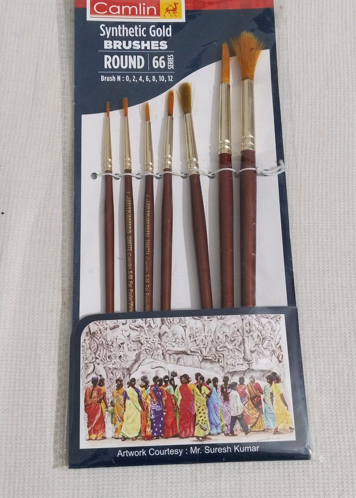 Camlin Round Brushes Set