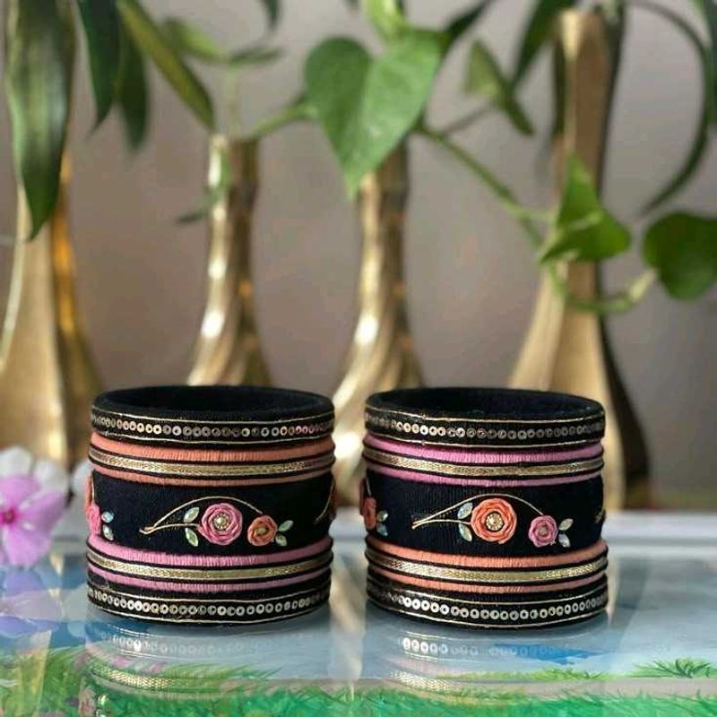 Embroidered Bangles ❤️