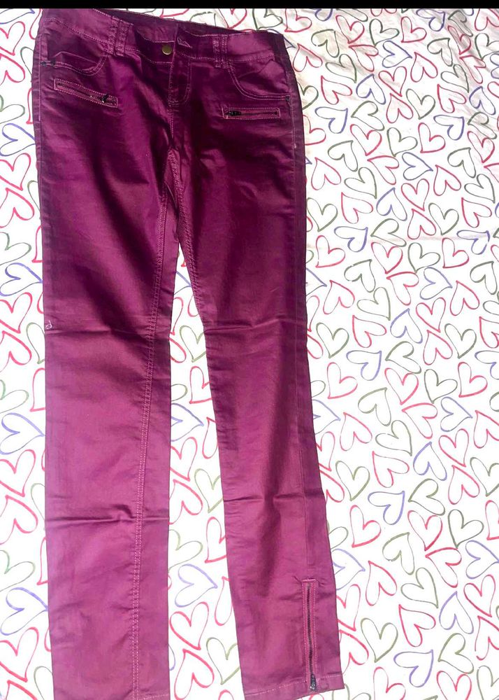 Brand New Never worn Purple Jean&#39;s in size 34