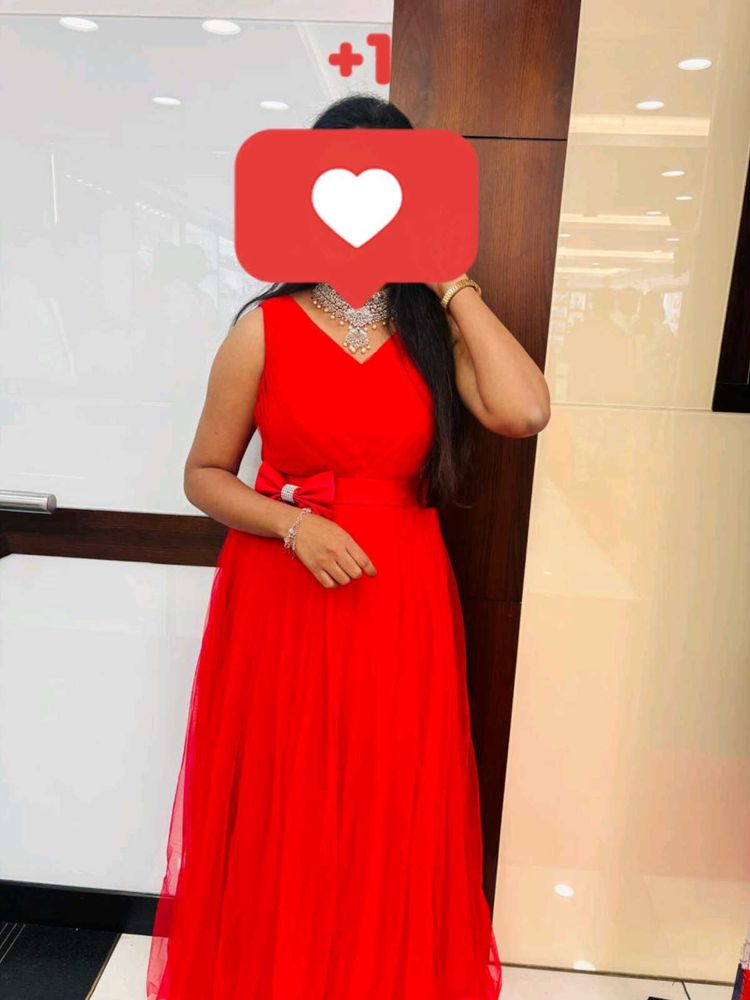 Red Gown - Free Delivery