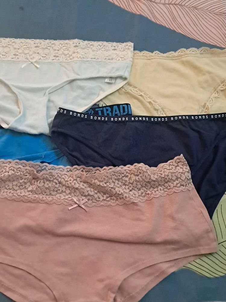 Five  Pure  Cotton  Panty  Imported Fabric