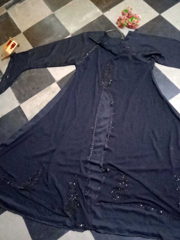 Elegant Black Ethnic Gown