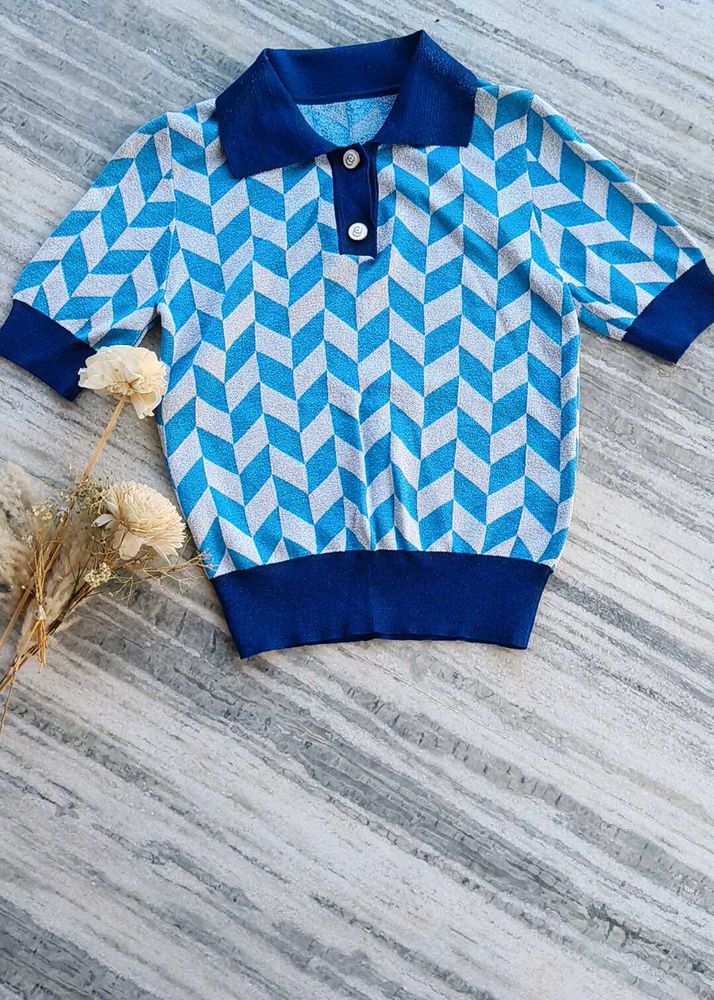 Geometric Pattern Top