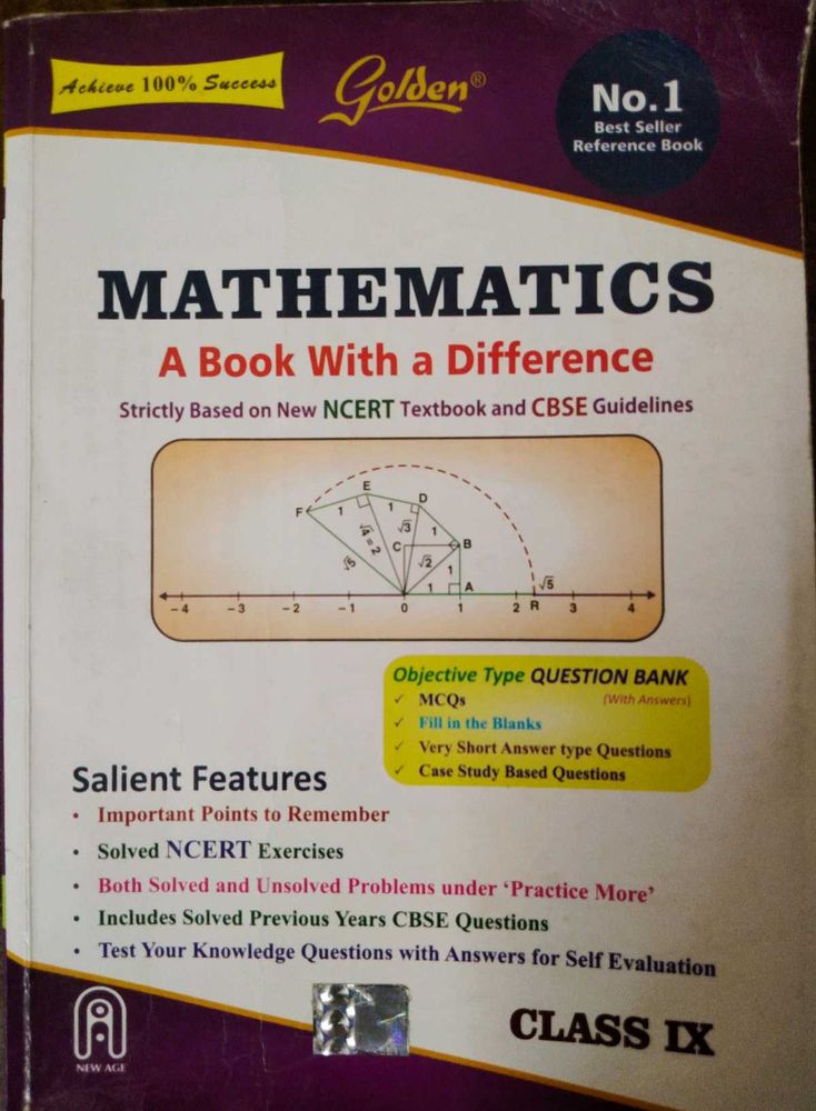 Golden Mathematics Class IX - NCERT/CBSE