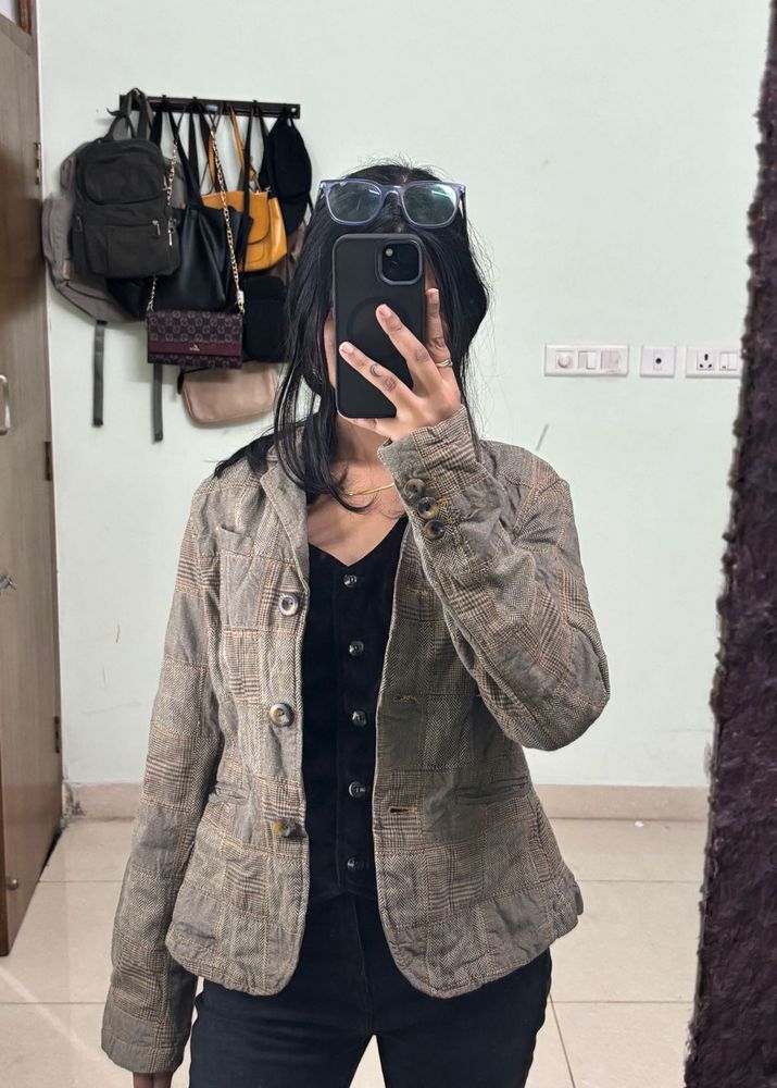 Vintage Cotton Coat Jacket Style