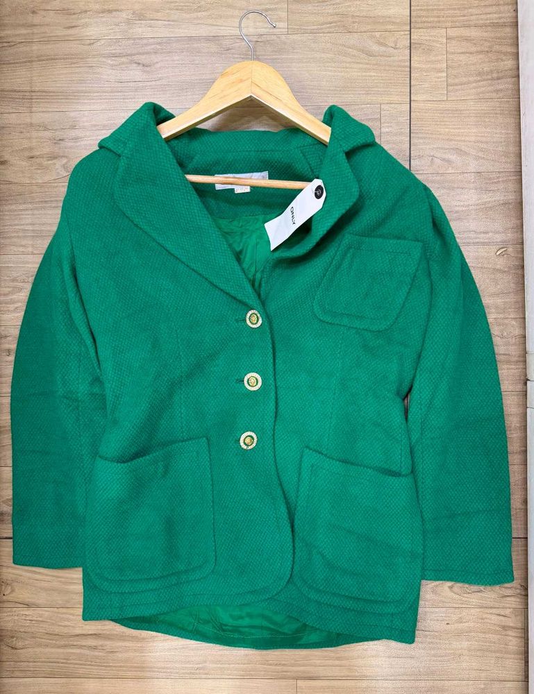 Chic Green Blazer - Bust Fit Upto 38