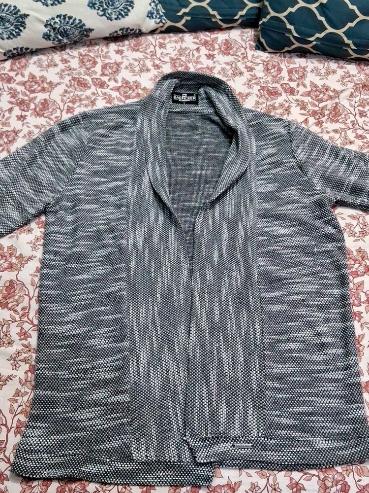 Grey and white Heathered Shrug