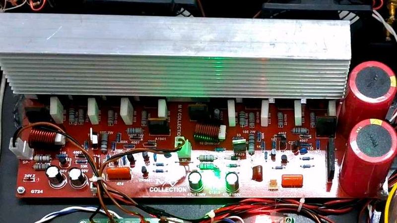 400 WATT STEREO 2SC5200 2SA1943 AMPLIFIER Board