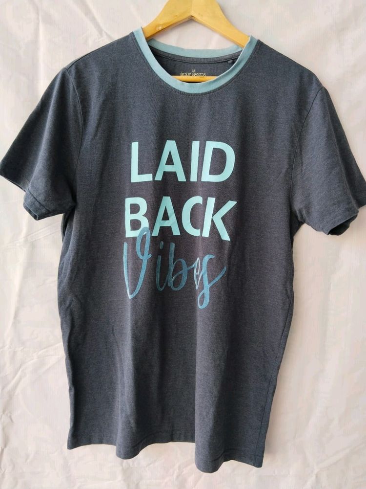 West sport Navy Blue T-shirt For (Men&#39;s)