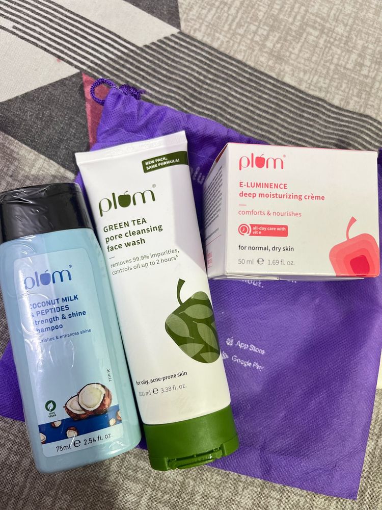 Plum Skin &amp; Hair Care Set