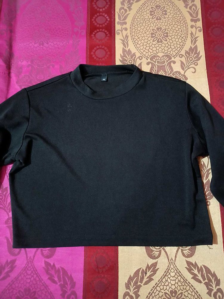 Black Long Sleeve Top