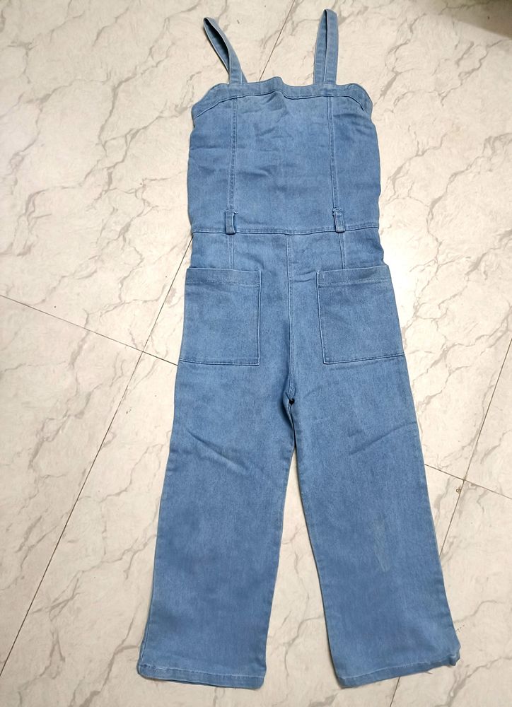 A Perfect Blue Shade Dungaree!