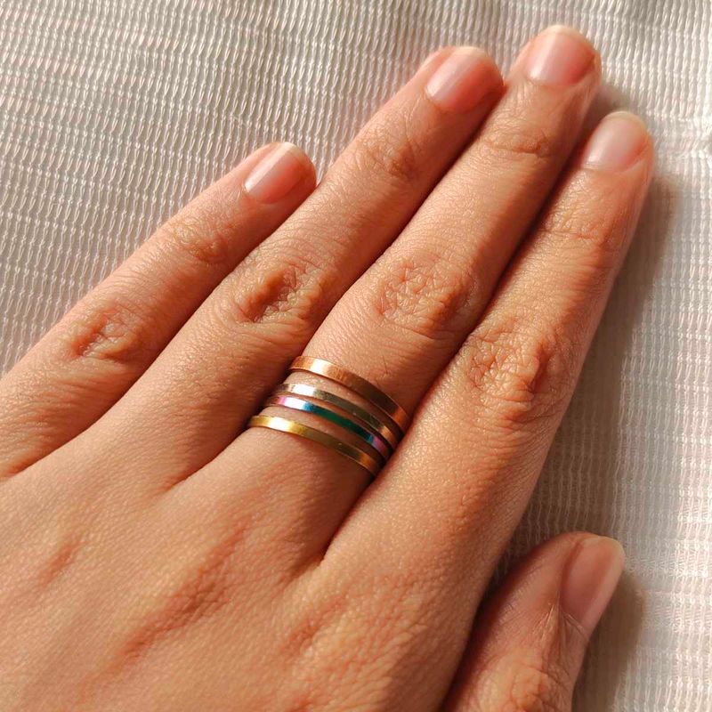 Colorful Ring Set stackable