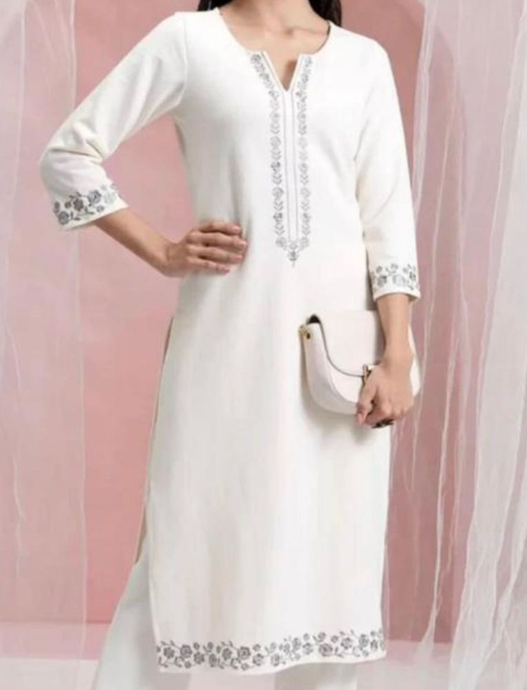 Elegant Embroidered Kurta Set