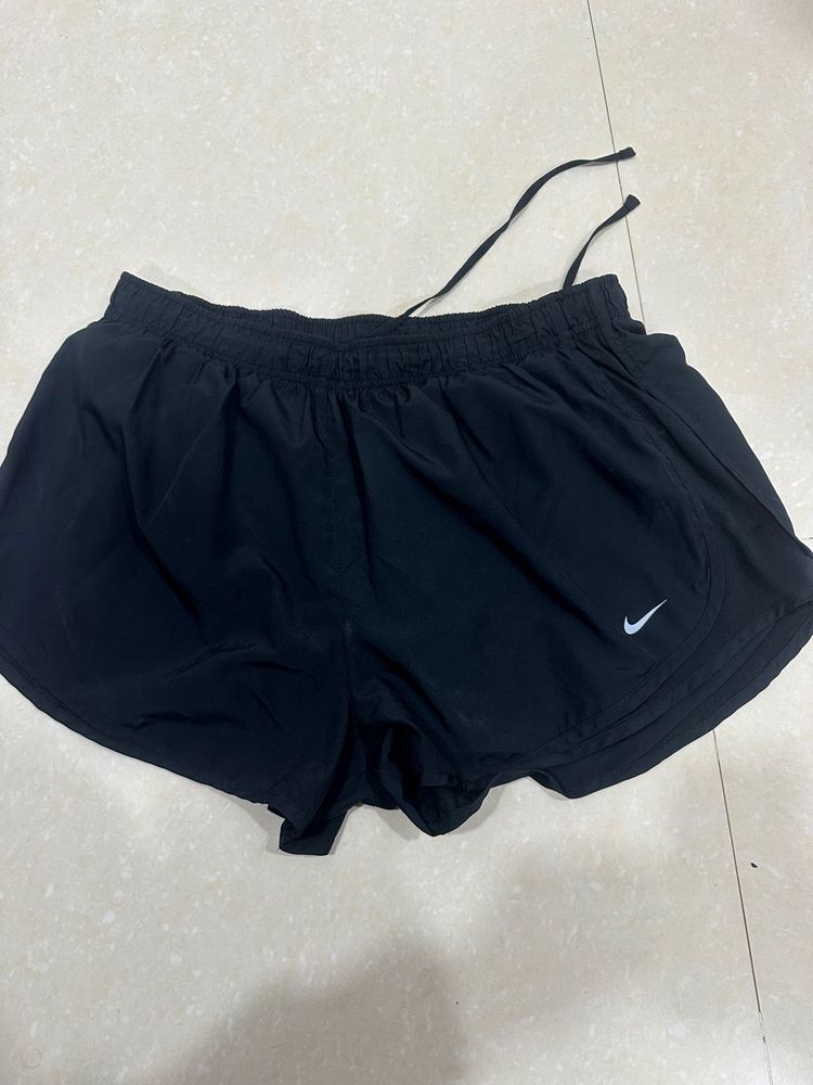 Unisex Nike Running Shorts with inner - Black