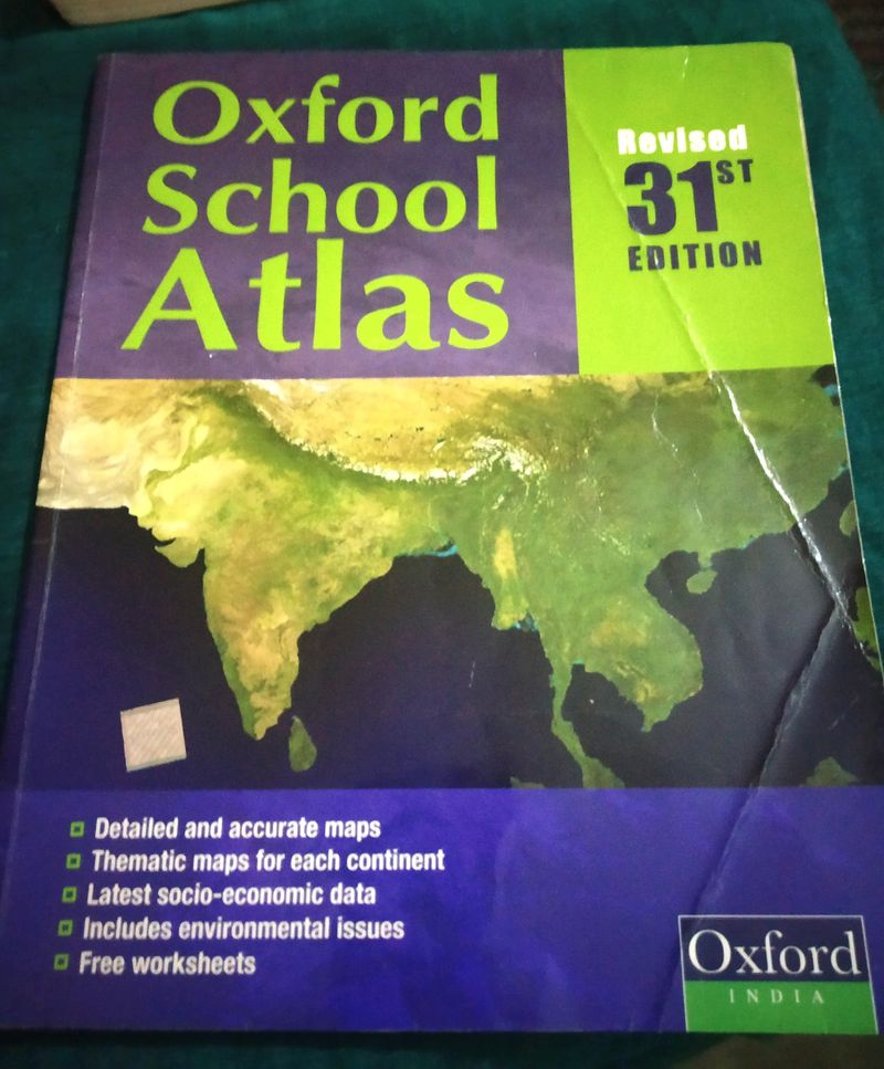 Oxford School Atlas.. Useful For Every Student..