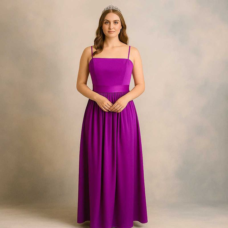 Elegant Purple Maxi Dress