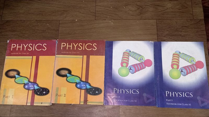 NCERT PHYSICS TEXTBOOKS PART 1&amp;2 CLASS 11 AND PART 1&amp;2 CLASS 12 All For ₹450only
