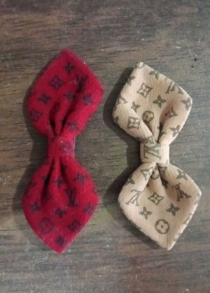 Designer Bow Hair Clips - Set of 2