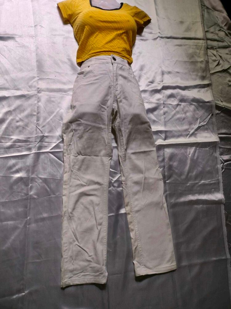 White Denim Jeans
