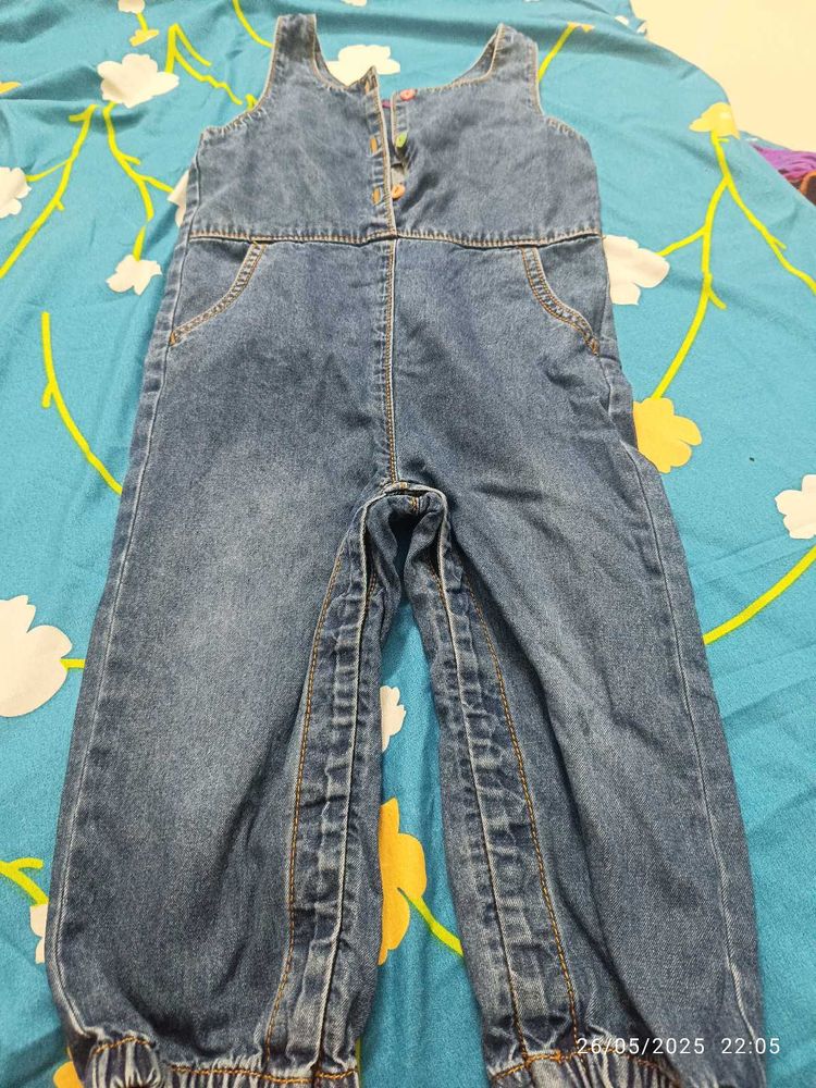 18-24 Months Denim Jumpsuit(used Twice)