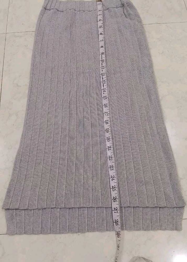 Knit Ribbed Skirt 26-30