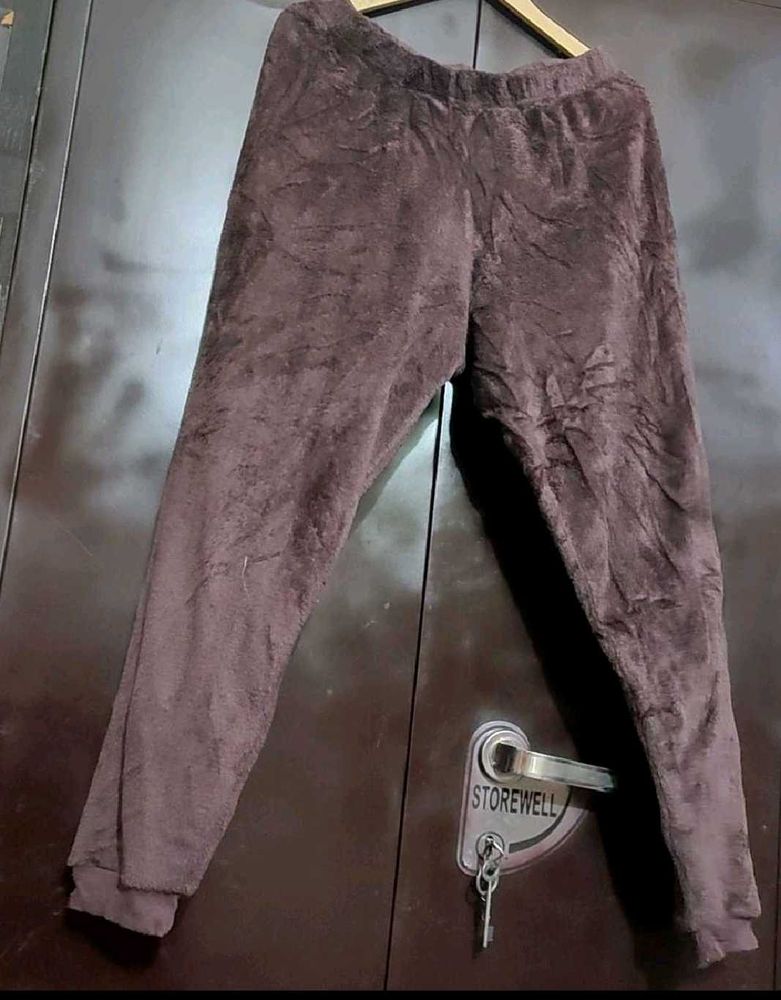 Mauve Color Winter Lower Pyjama For 30 Waist