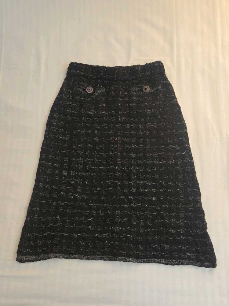 Textured A-Line Skirt waist 26-30