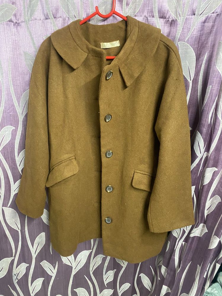 imported Vitange Korean Woman Brown Coat