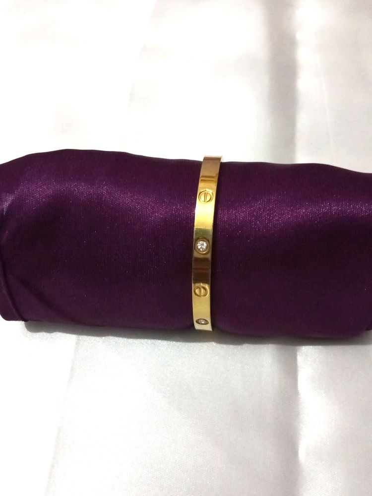 Golden Handcuffs With Ad Stone