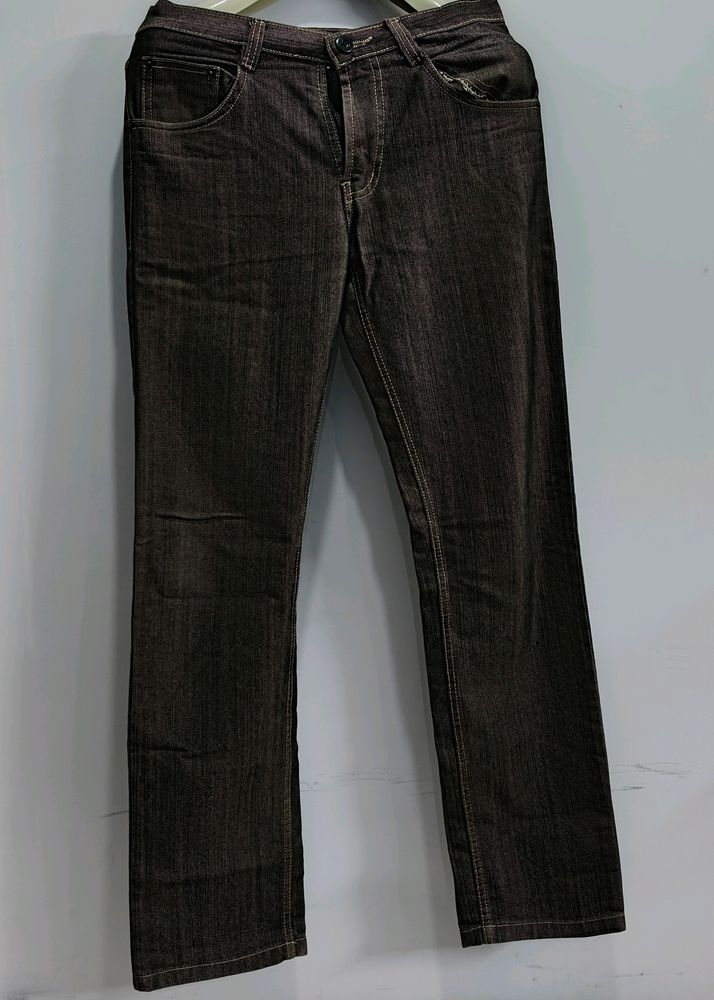 AFL by FBB - Men&#39;s Straight Fit Jeans (32, Brown)