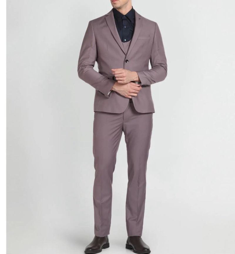 Mauve Formal Suit For Man