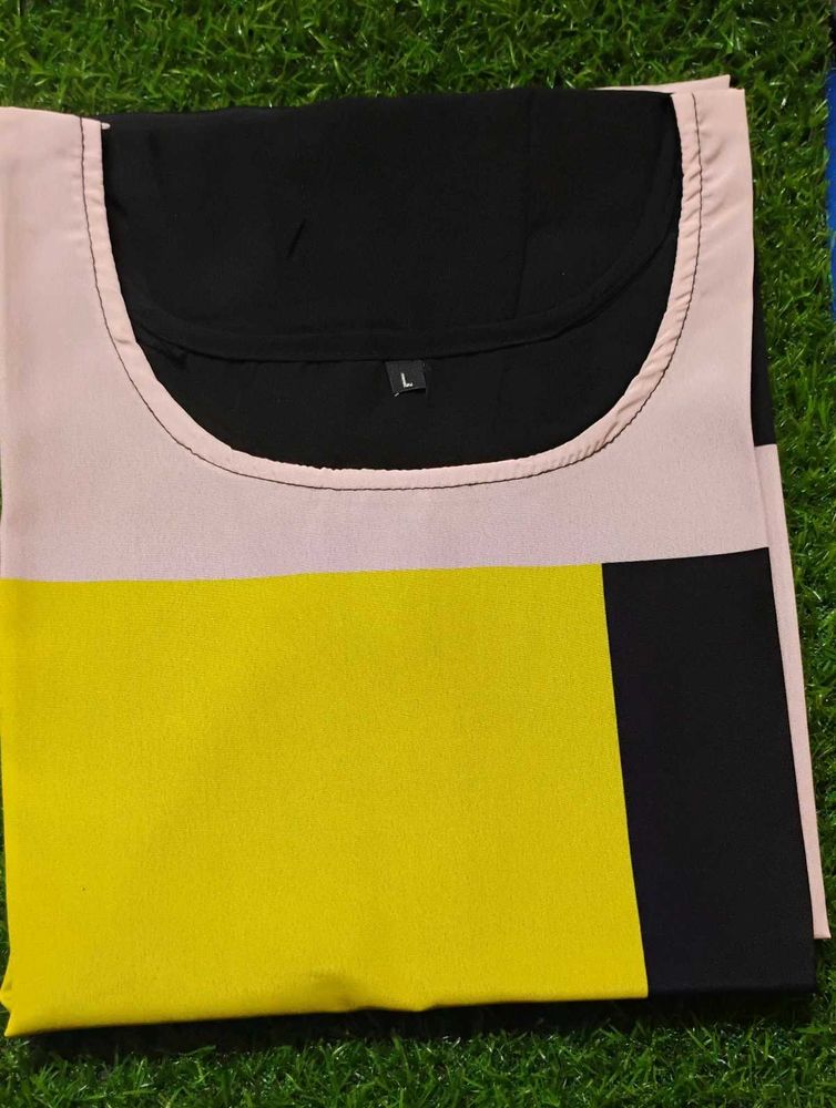 Women Striped Crepe Straight Kurta