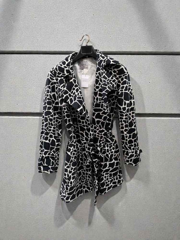 Sales 🔥Chic Animal Print Trench Coat