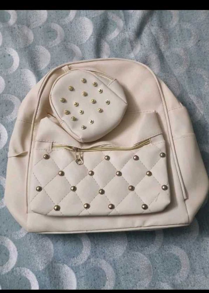 Stylish Backpack with Stud Details