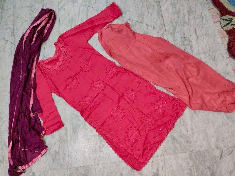Kurta Salwar And Dupatta