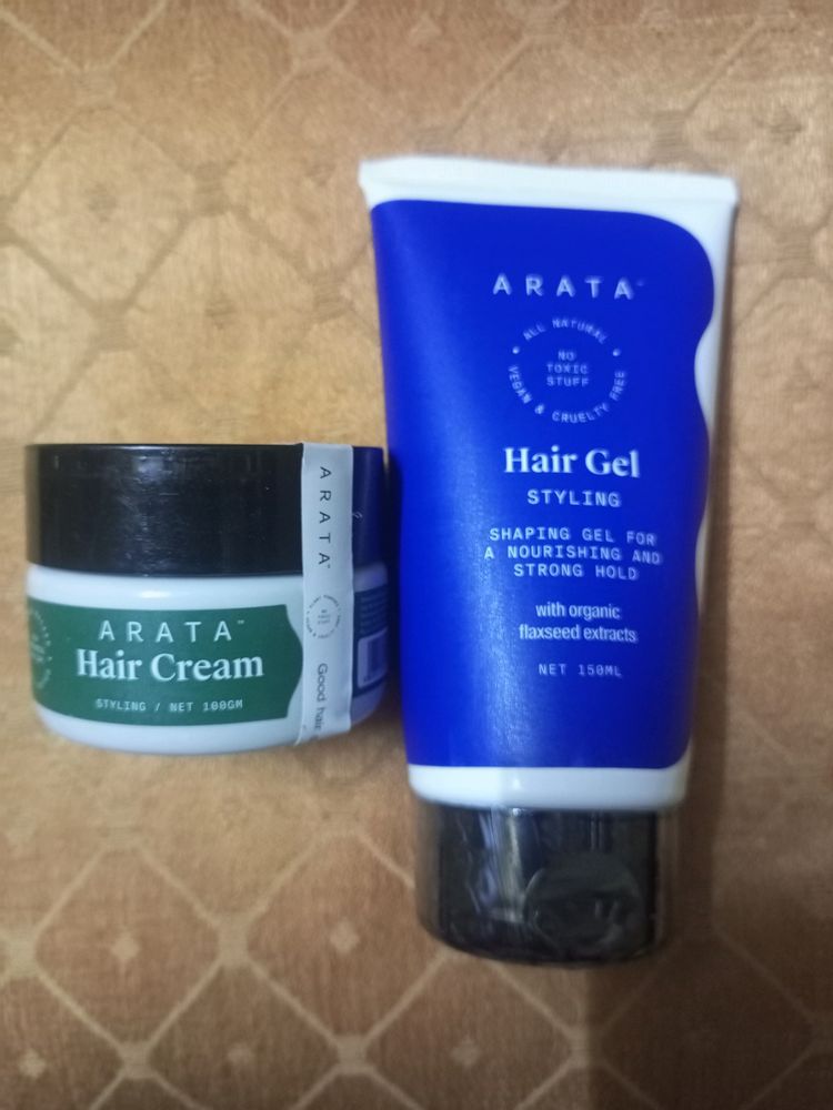 Arata Hair Styling Gel &amp; Cream
