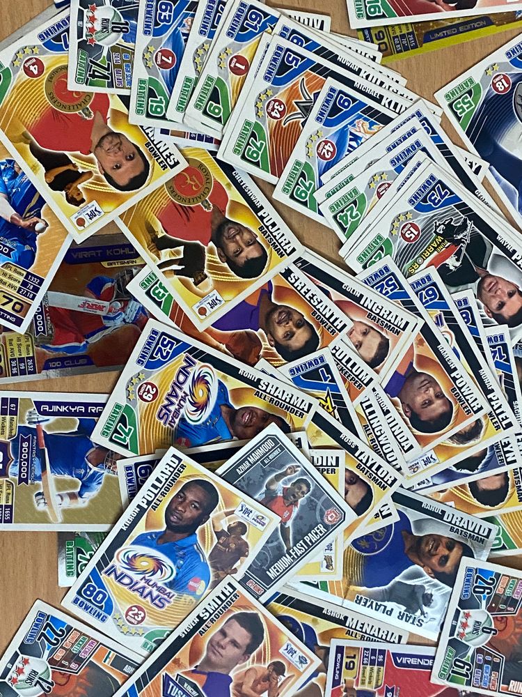 50 Cards Of Cricket Attax