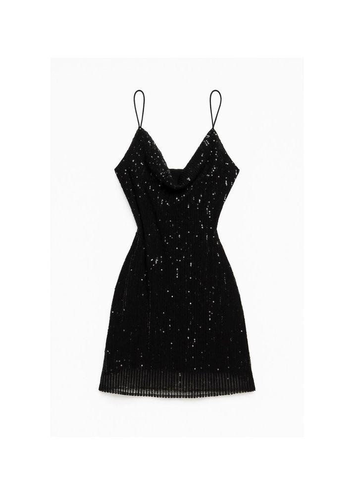 Backless Sequin Mini Dress