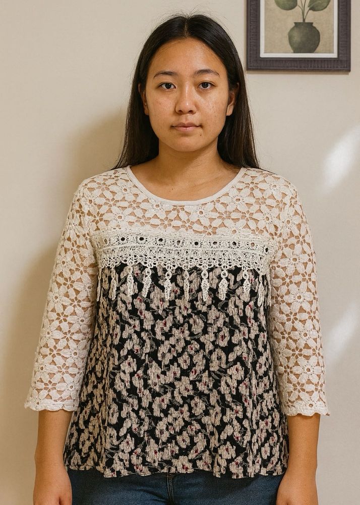 Floral Lace Top